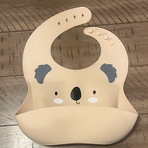Koala Silicone Bib for Kids - Tan